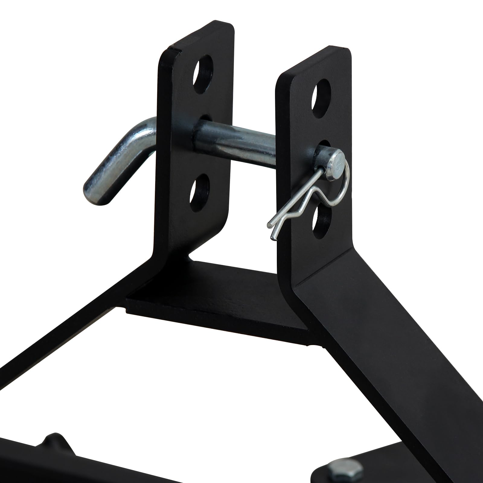 3 Point Rear Grading Blade for CAT_0 & CAT_1 Tractor, 52 in Width Heavy Duty Steel Scraper for Grading Driveways, Arenas, Top Soil, Gravel and More - Image 4