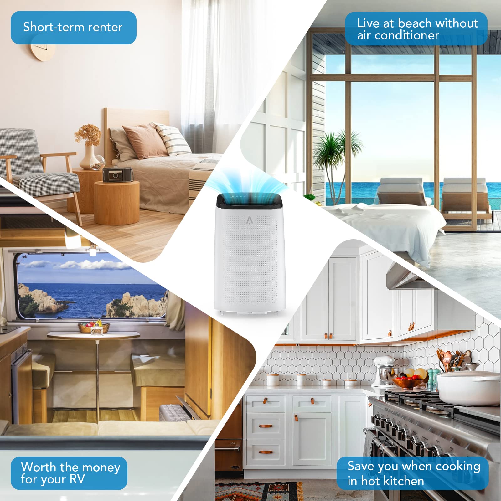 Garvee 15000 BTU Portable Air Conditioner, 3-in-1 Indoor AC Unit with Cooling, Dehumidifier, Fan, 24-Hour Timer, Remote Control & Full Window Installation Kit – Cools Rooms Up to 850 Sq. Ft, 115V - Image 8