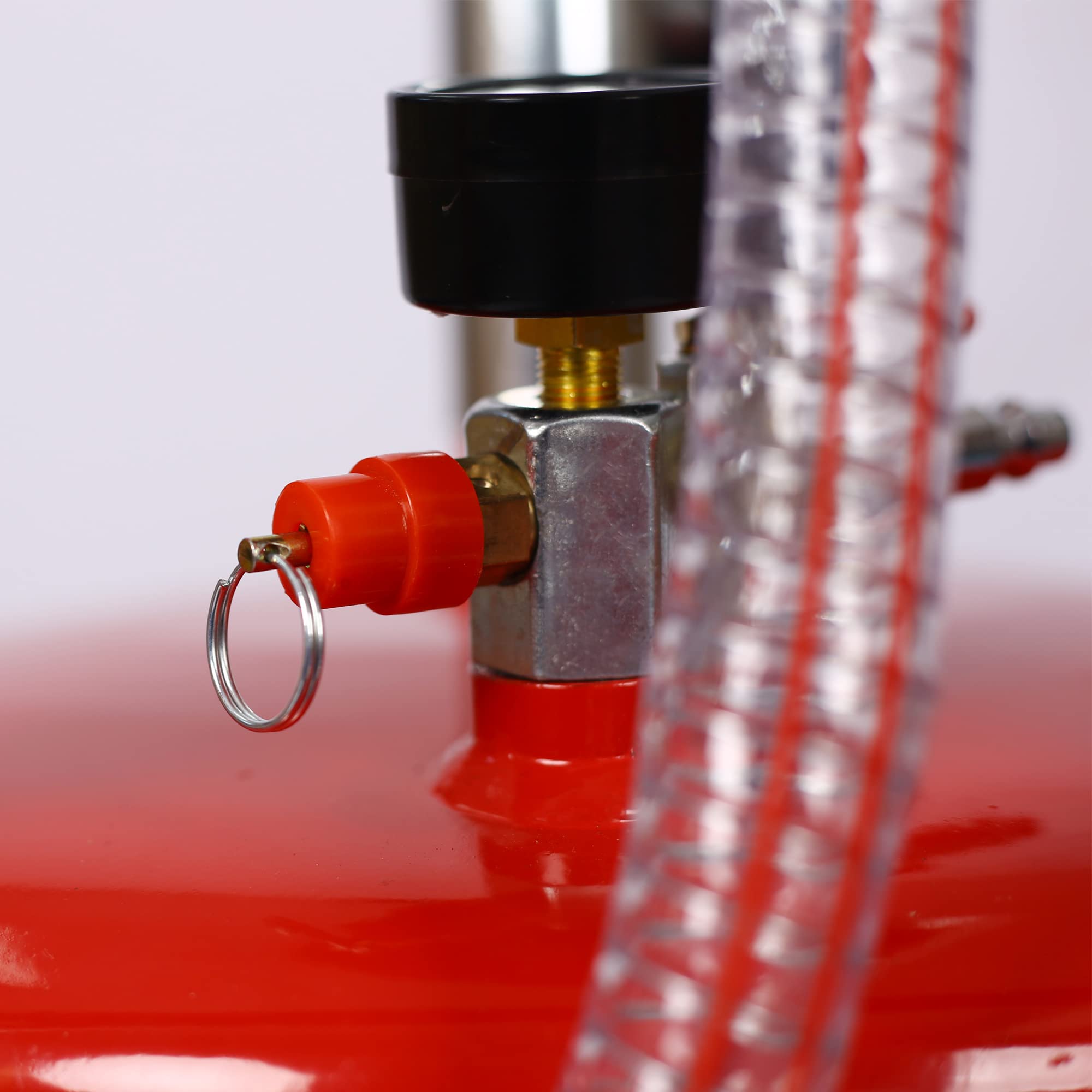 Garvee 18 Gallon Portable Waste Oil Drainer, Height Adjustable Pneumatic Industrial Fluid Drain Tank with Wheels, Oil Pan Funnel for Changing Car and Truck Oil - Image 6