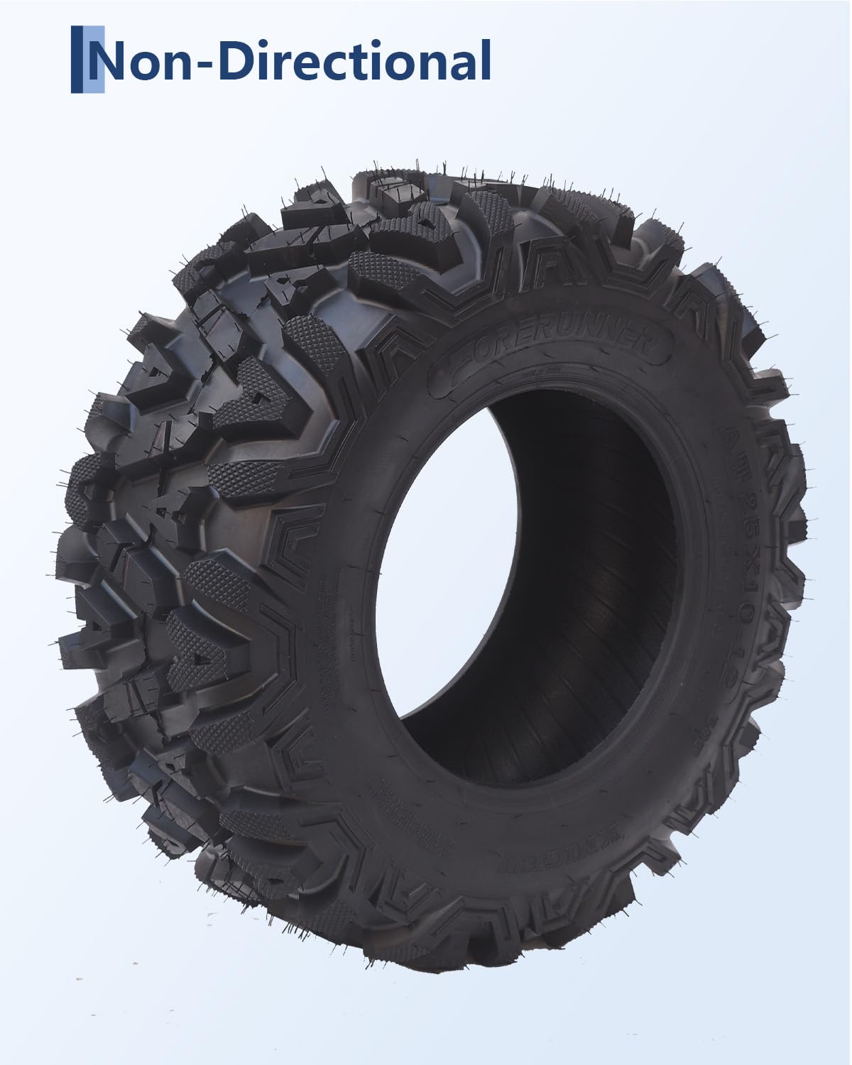 Garvee 25x10-12 ATV Tire - All-Terrain Tire, Off-Road Tire, Mud/Trail Tire, Tubeless, Set of 2 - Image 7