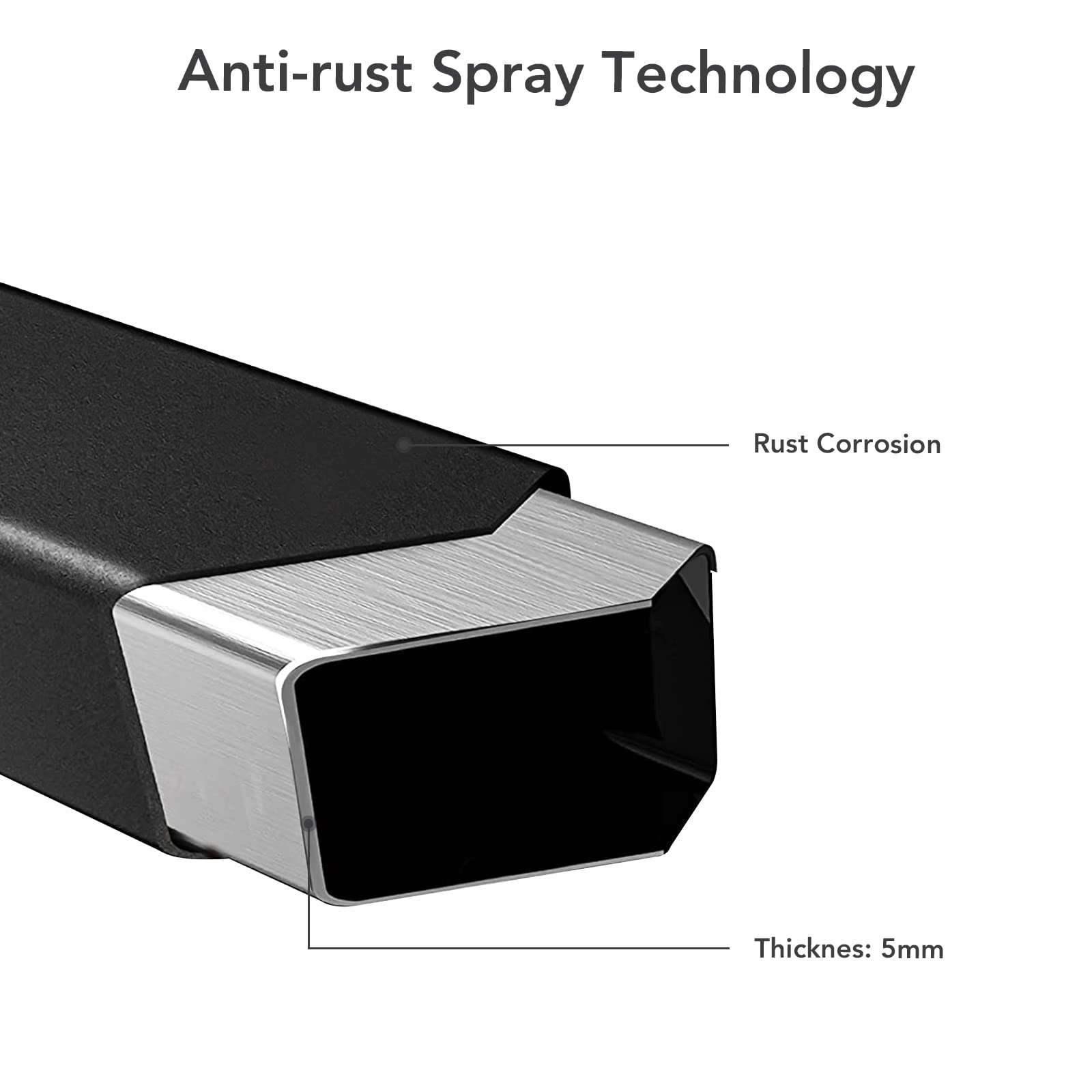 Garvee Clamp on Debris Forks to 60 in Bucket, Heavy Duty Clamp-On Pallet Fork 4000 LBS Capacity Attachments Fit for Loader Bucket Skidsteer Tractor - Image 4