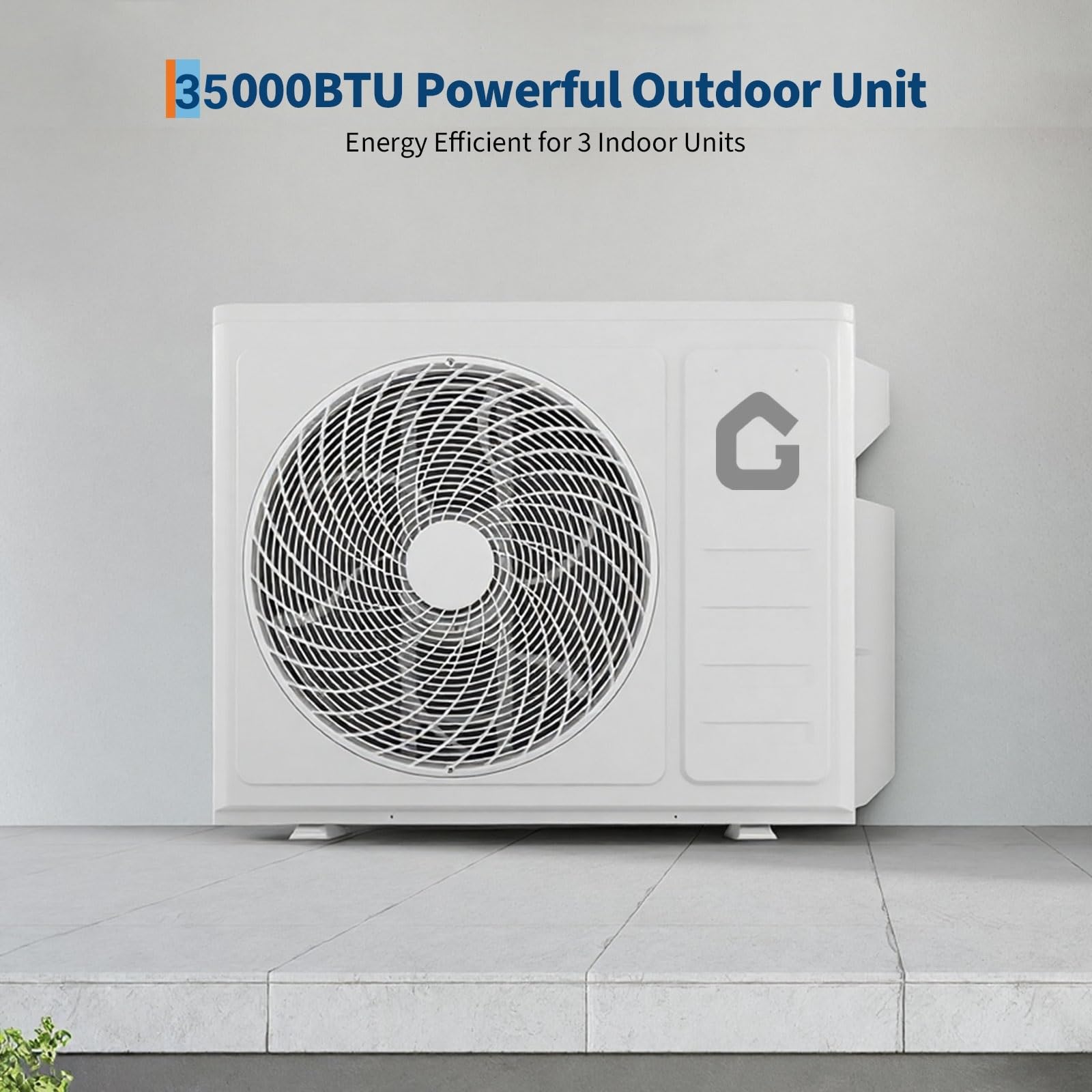 Garvee Dual Zone Mini Split, 20000 BTU ODU Mini Split Ac/Heating System, 208-230v Wifi Enabled Energy Efficient 2 Zone Mini Split Air Conditioner & Heater, 16Ft Copper Line & Full Installa - Image 5