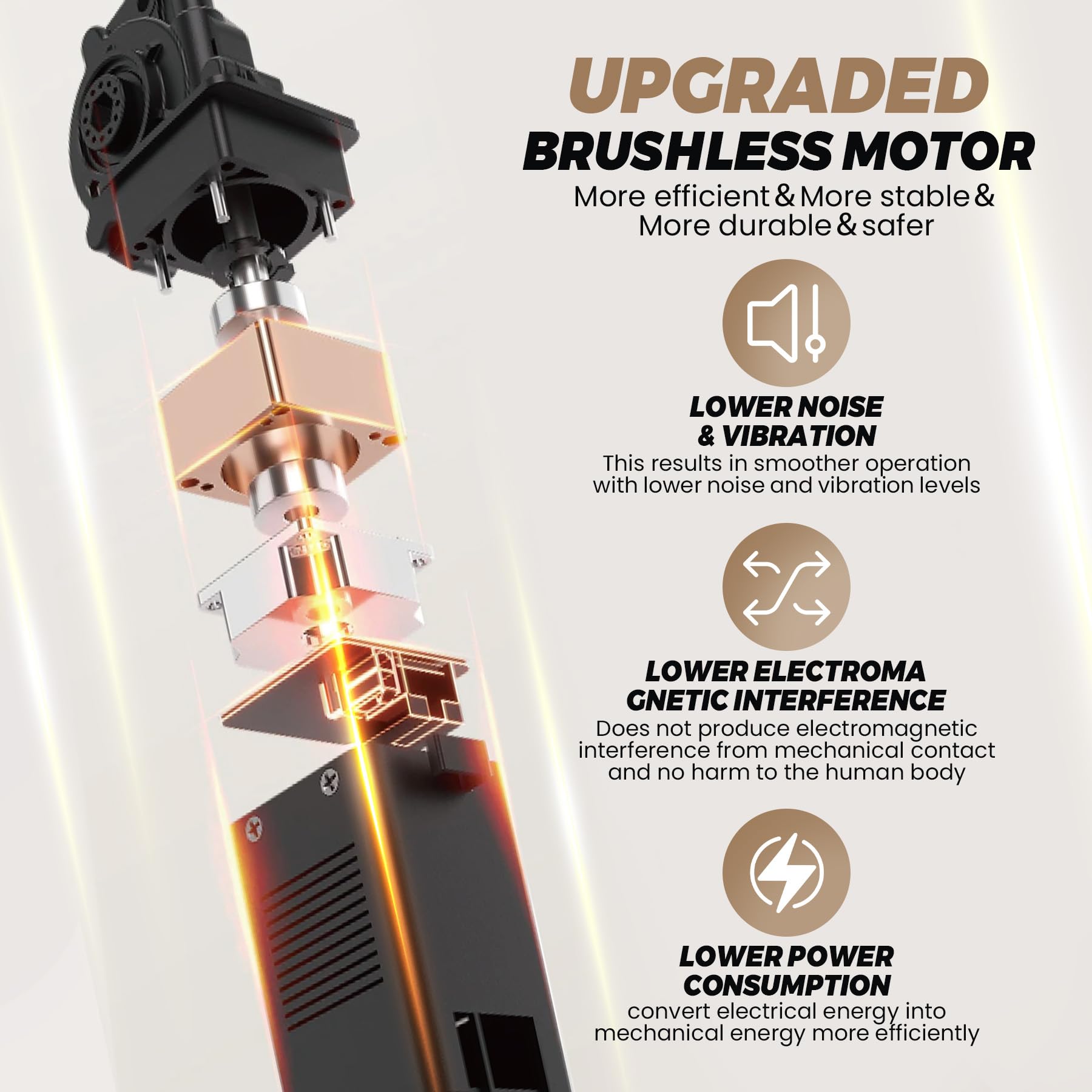 Garvee Elertric Recliner Chair with Memory Function PU Leather, Adjustable Single Recliners Sofa with Remote Control for Adults, Home Theater Seating &Armchair for Living Room/Office - Image 6