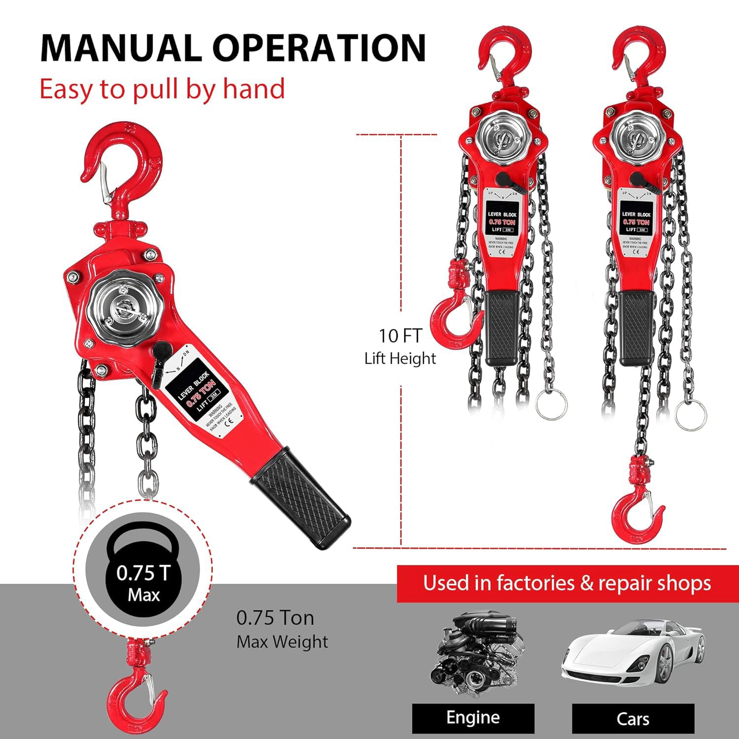 Garvee Lever Chain Hoist - Image 3