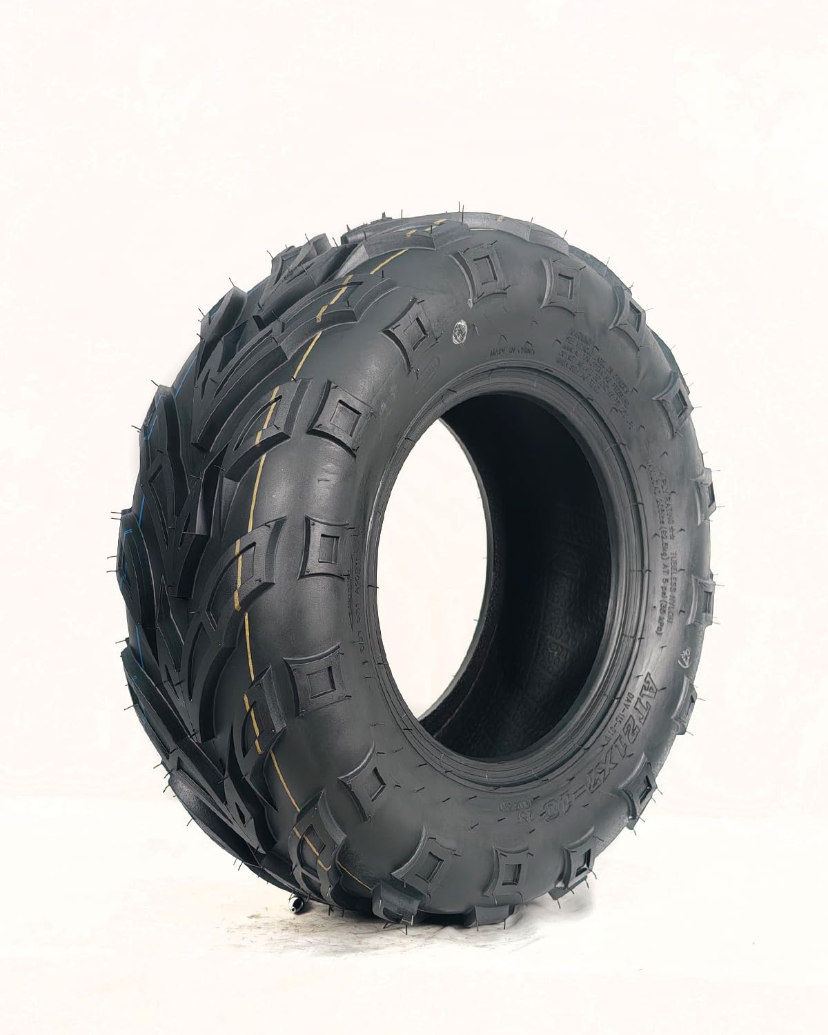 Garvee Set of 2 21x7-10 ATV Tires, 4PR Durable Tubeless, 21x7x10 Quad All Terrain Go Kart UTV Off Road Tires, Heavy-Duty Deep Tread for Trail, Sand, Mud & Track - Image 4