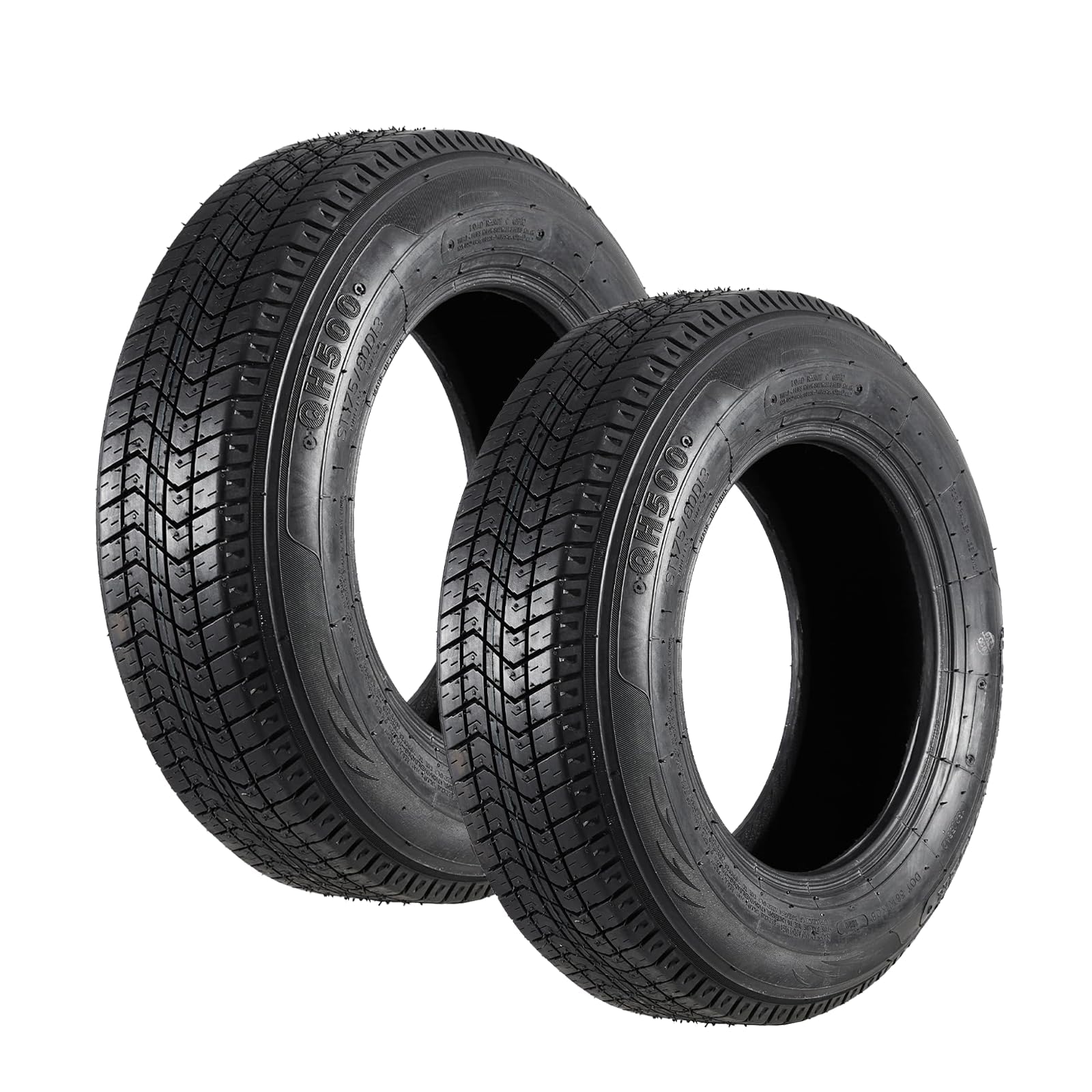 Garvee ST205/75D14 Trailer Tires - Load Range C (6-Ply) - Set of 2, Load Range C, 6 PLY - Image 6
